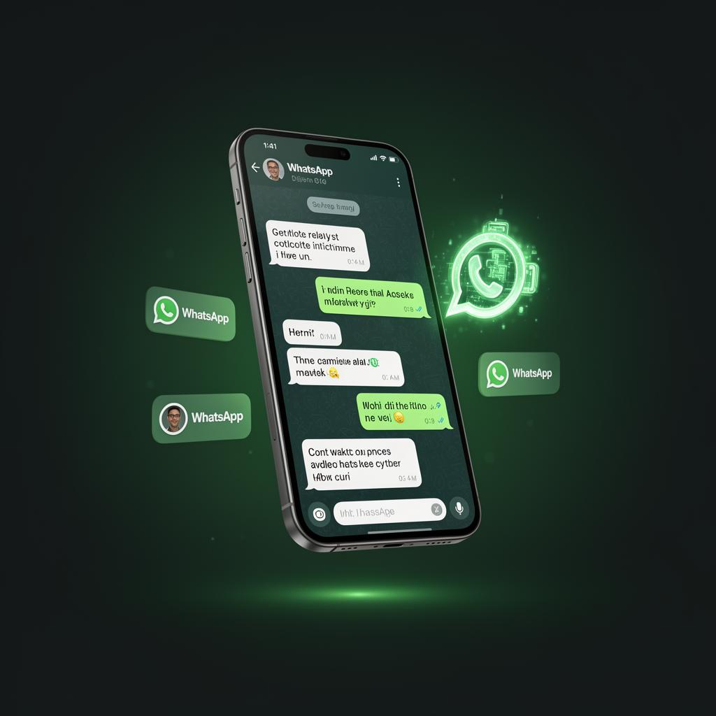 WhatsApp AI Agent on phone